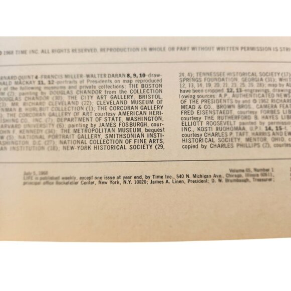 Life Magazine Special Issue: The Presidency July 5 1968 Vol. 65 No. 1 - Picture 10 of 15